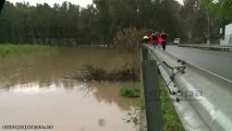 Las lluvias provocan desalojos en Extremadura