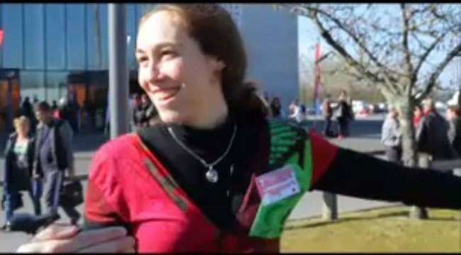 interview de Céline Meneses, 3ème congrès du Parti de Gauche, Bordeaux, Mars 2013