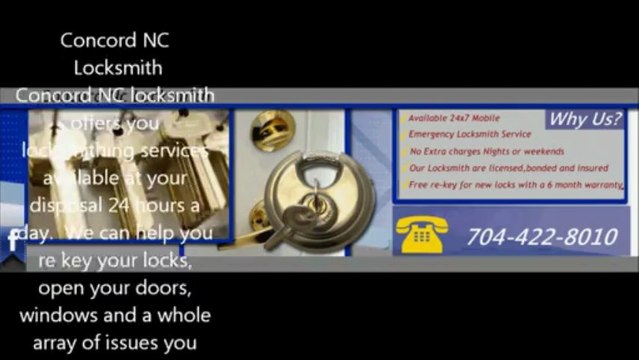 Concord NC Locksmith | Locksmith Concord NC