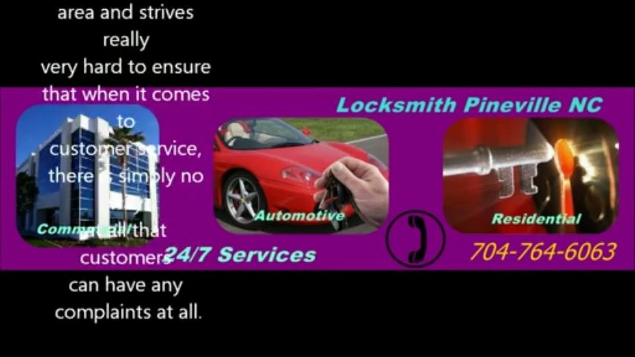 Locksmith Pineville NC | Pineville NC Locksmith