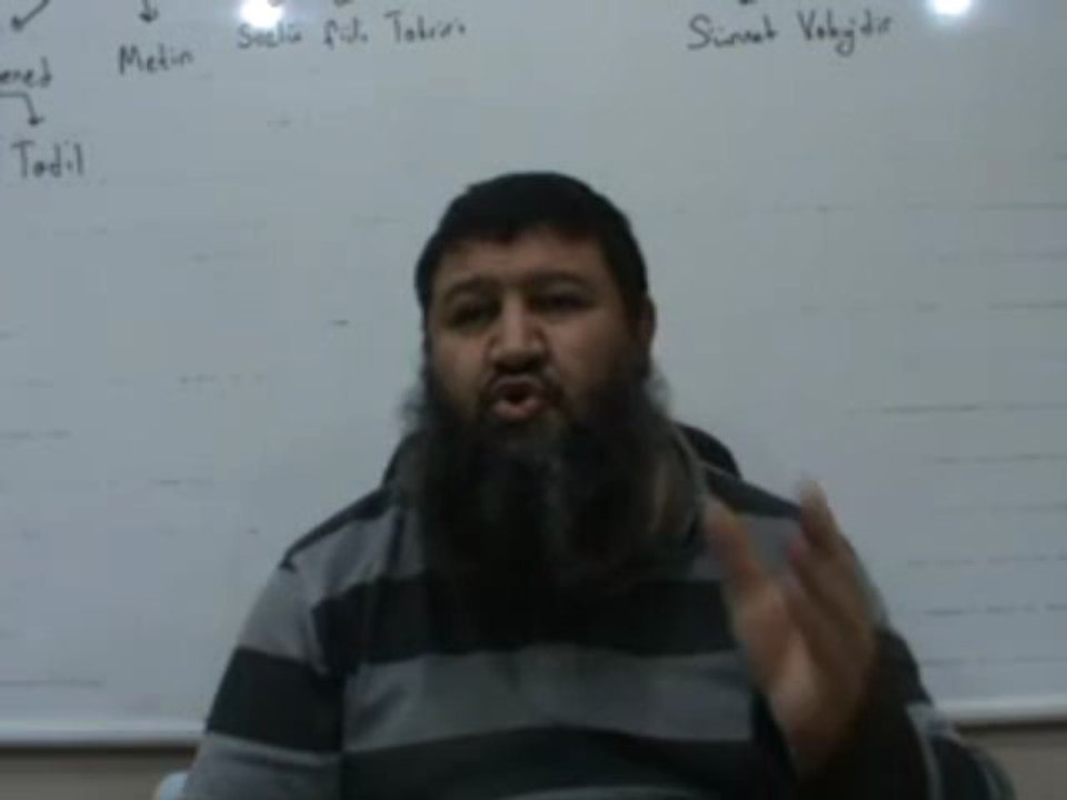 Hadis Usulu Dersleri 1 - Huseyin Ebu Emre