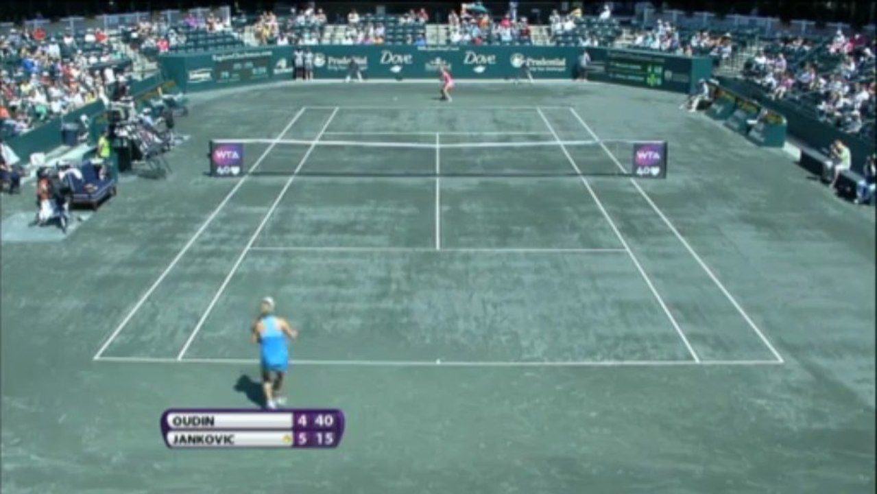 Charleston: Jankovic liefert sich einen 3-Stunden-Krimi mit Lokalmatadorin Oudin