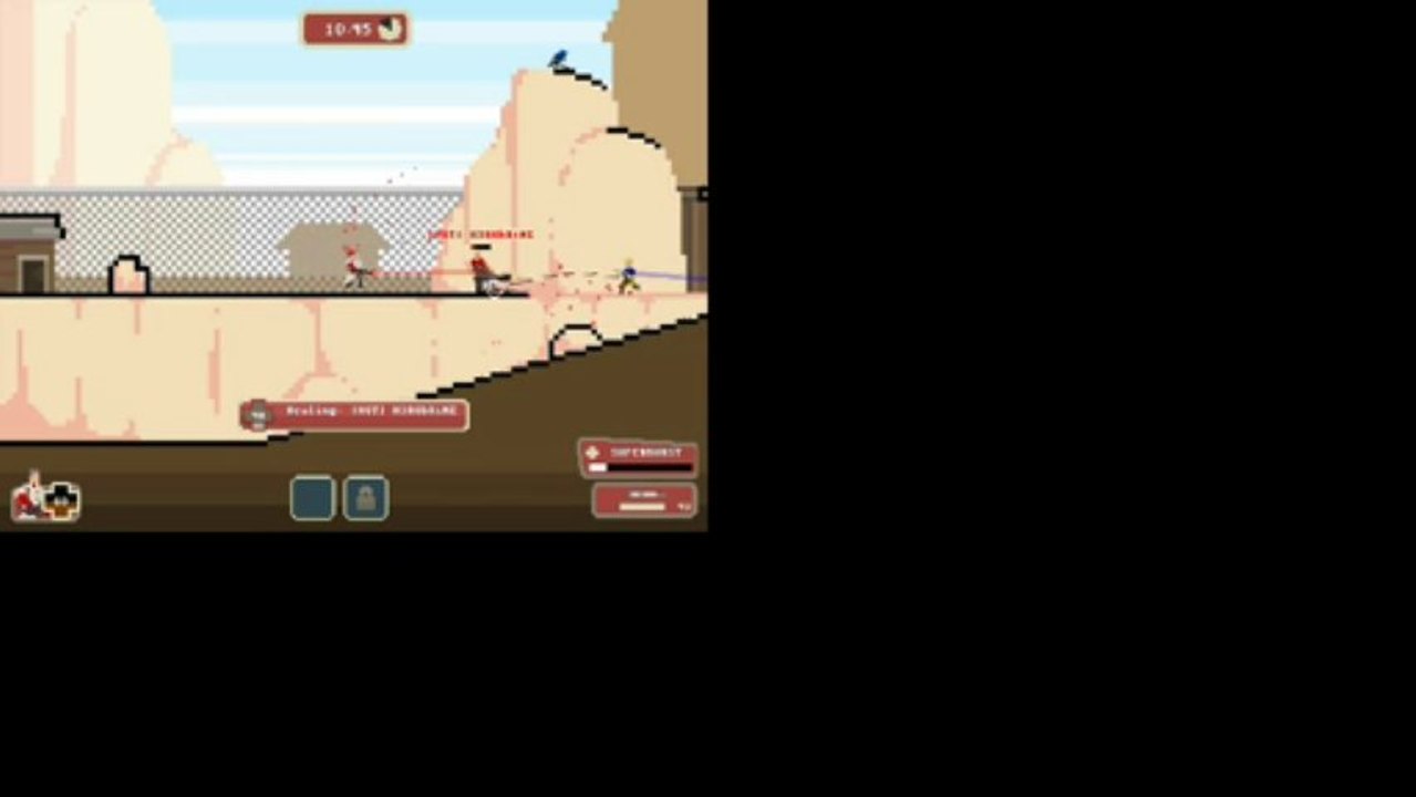 Gameplay sur Gang Garrison 2.