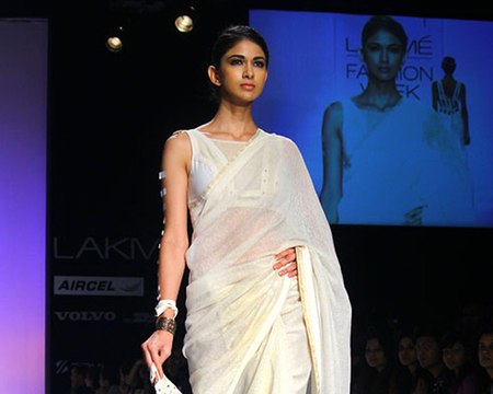 Hot Model Transparent Dresses at LFW 2013