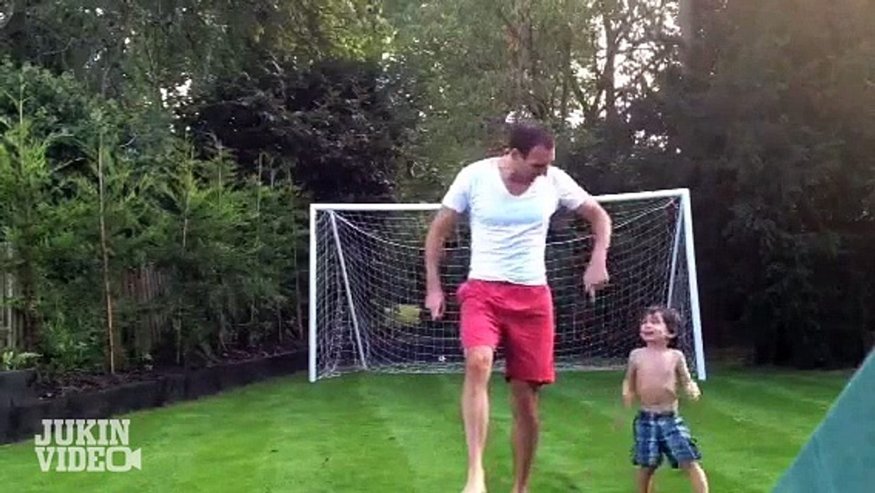 Soccer Hit to Sons Face