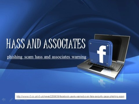 phishing scam hass and associates warning, Facebook-brukere advart gjennom falske sikkerhet siden phishing-svindel