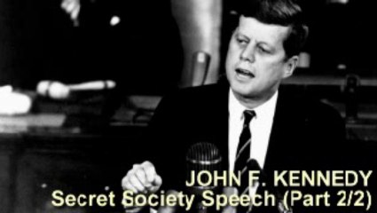 JFK Secret Society Speech