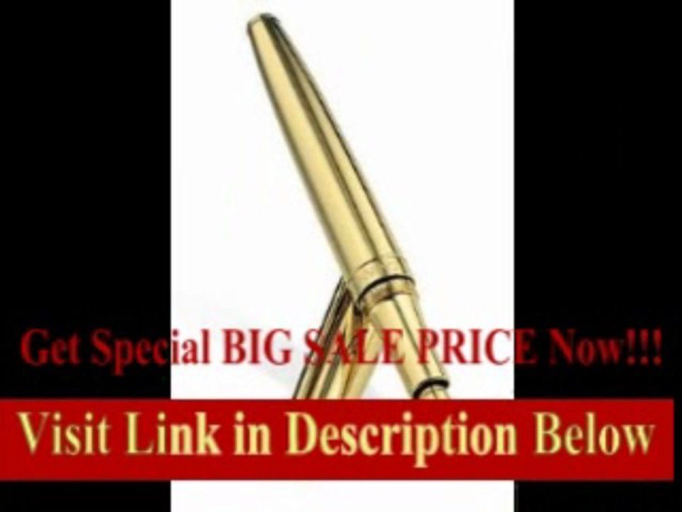 [BEST PRICE] Caran D'ache Leman Jewelry yellow gold 18kt, 14 Diamonds Medium Point Fountain Pen - CA-5089101