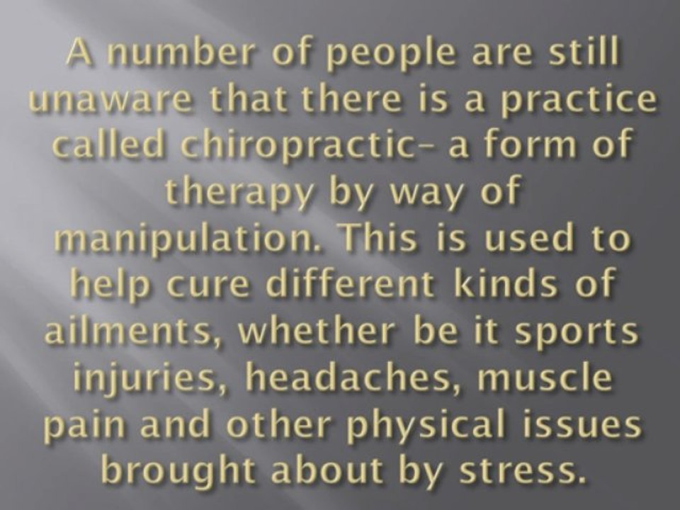 Chiropractic Care for Curing Headaches