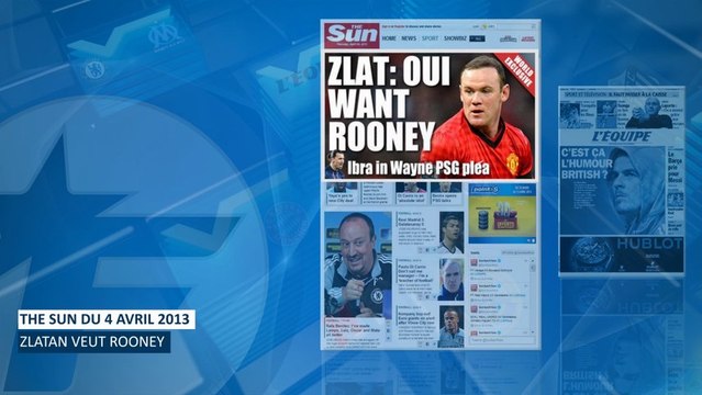 Mercato : Zlatan Ibrahimovic veut Rooney au PSG !