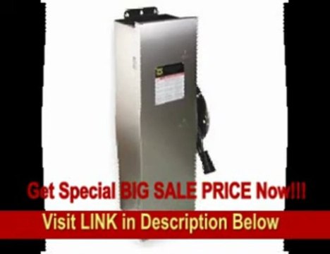 [BEST PRICE] Safety Switch, Non Fusible, 2PST, 400A, 600V