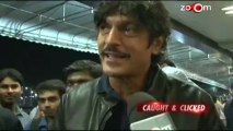 Anurag Kashyap, Sonal Chauhan, Chunky Pandey at Mumbai airport