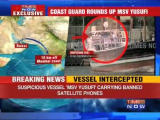 Suspicious vessel MSV Yusufi intercepted
