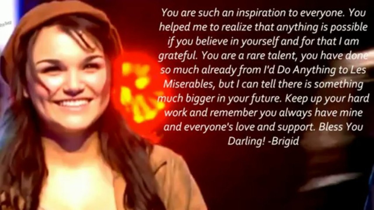 To Samantha Barks: A Message from all the Sprouts on Tumblr...