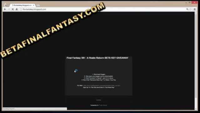 Final Fantasy XIV - A Realm Reborn Beta Key Giveaway