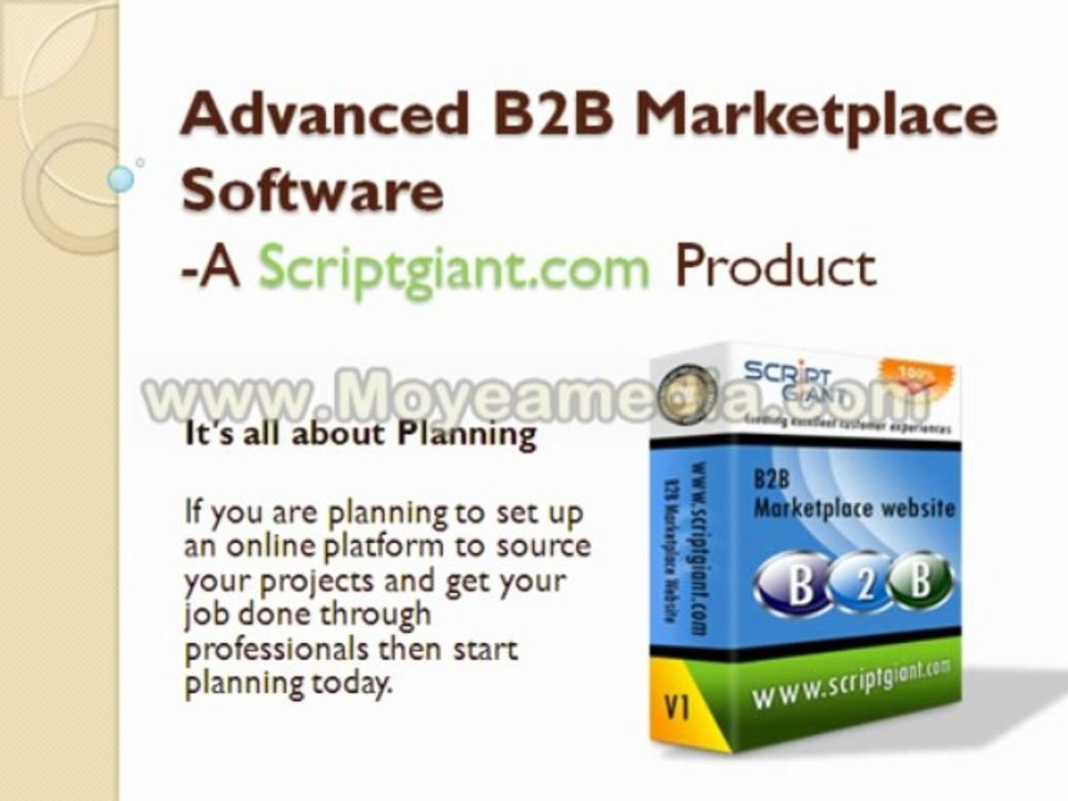 Advanced B2B Marketplace Software