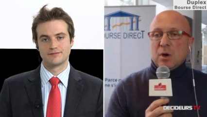 04/04/13 : Les Experts de Bourse Direct dans l'émission "Duplex Bourse" sur Décideurs TV