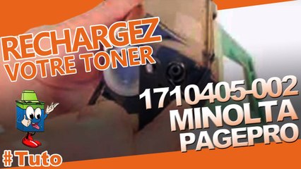 Methode pour recharger facilement une cartouche laser Minolta PageOro 8