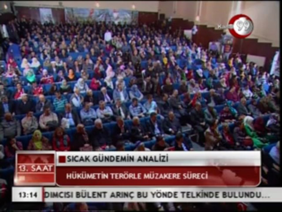 04 NİSAN 2013 PERŞEMBE KANAL 99 FATİH ERSOY İLE 13 GÜNORTASI BÜLTENİ