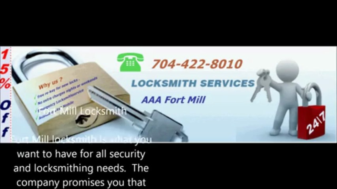 Fort Mill Locksmith | Fort Mill sc Locksmith