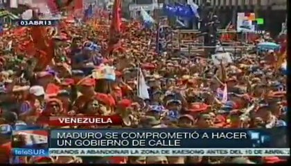 Maduro ratifica su compromiso con el pueblo venezolano