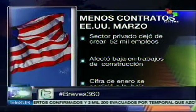 Caen los contratos de las empresas estadounidenses