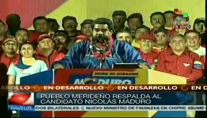 Pueblo de Mérida respalda proyecto bolivariano