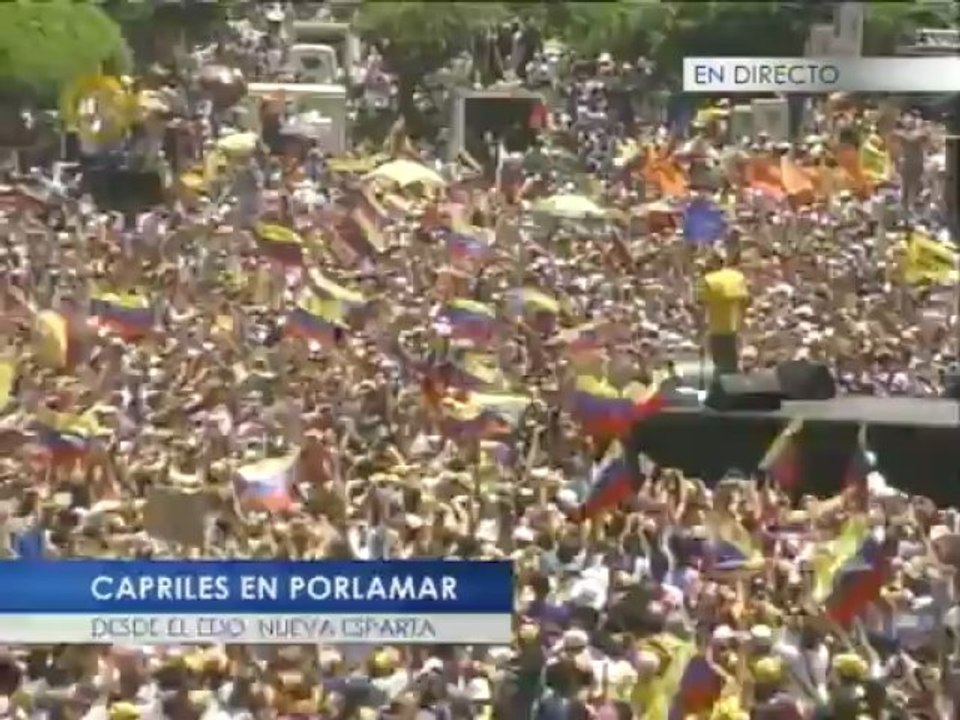 Capriles: "Si cada uno de ustedes se activa, el 15 de abril vendré a recorrer estas calles como su Presidente"