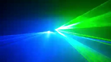 Laser GHOST 800 mw Bleu et Laser IBIZA 1 w Vert