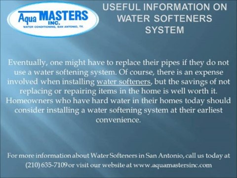 Useful Information on Water Softeners System
