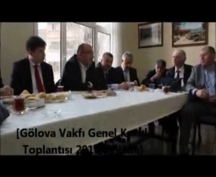 7-Gölova vakfı genel kurul-