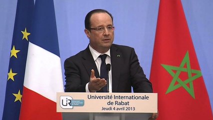 Discours du président de la République à l'Université internationale de Rabat, au Maroc