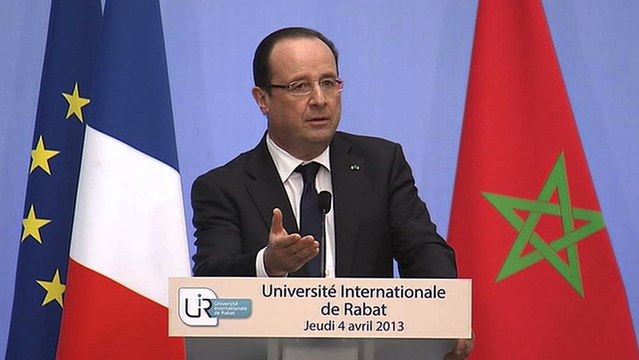 Discours du président de la République à l'Université internationale de Rabat, au Maroc