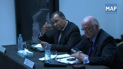 M. Douiri s'entretient avec une délégation d'hommes d'affaires français