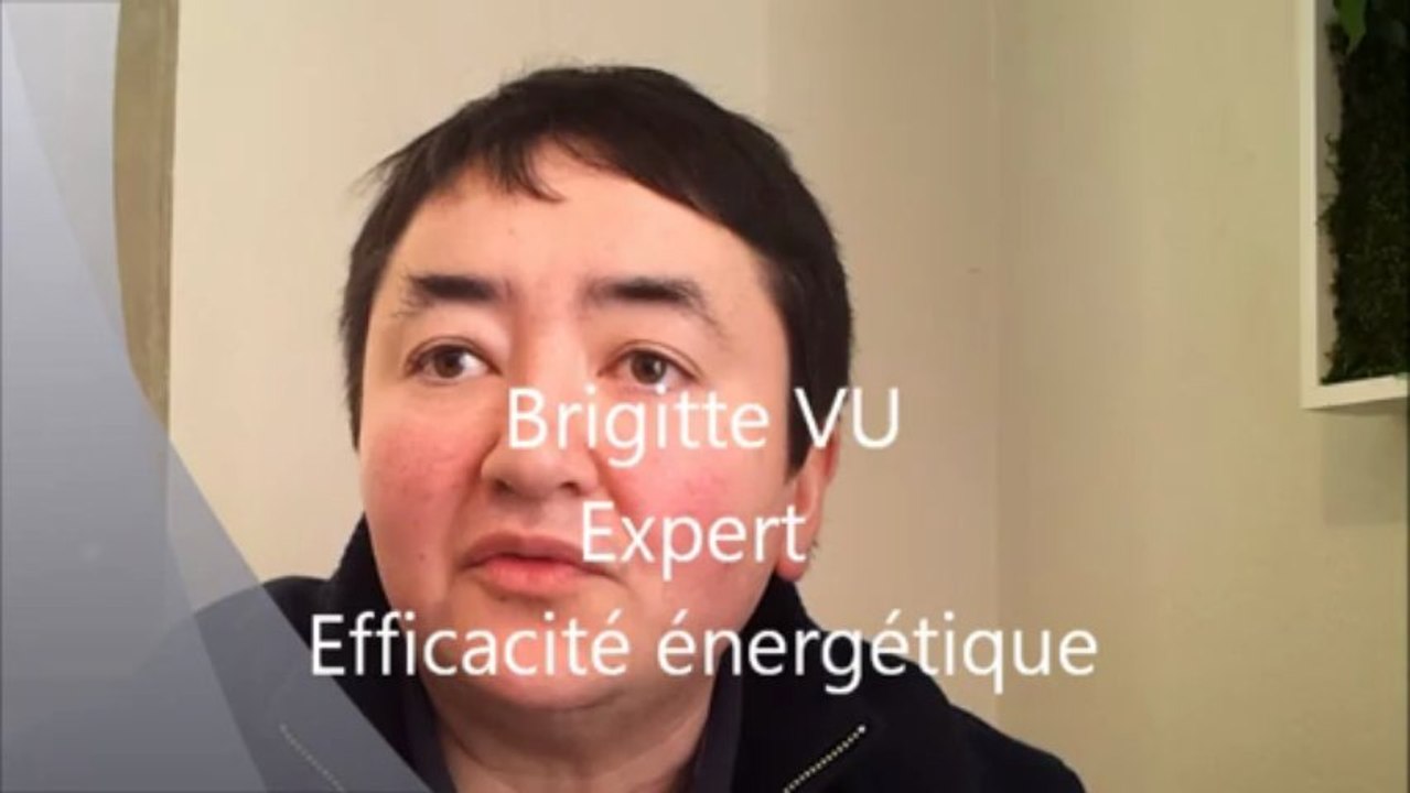 Efficacité énergétique avec Brigitte VU