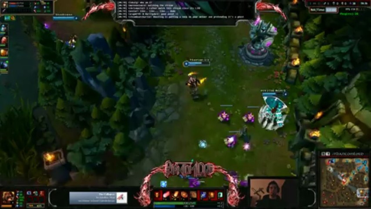 Chaox se rate sur les minions - League of legends - team-aaa.com