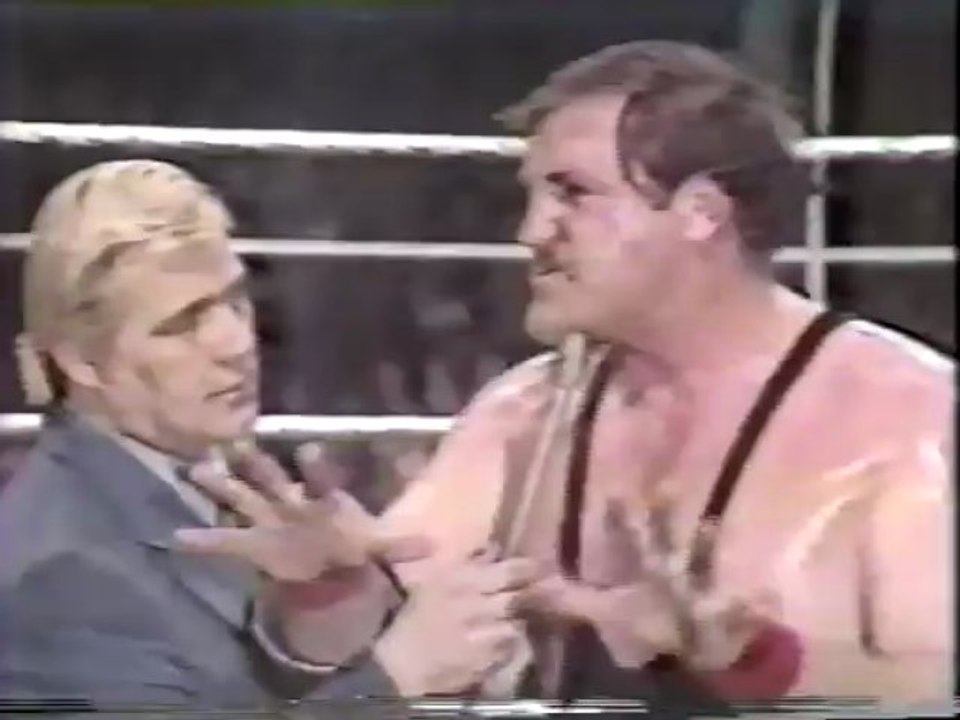 PAT PATTERSON INTERVIEWS SGT SLAUGHTER ON WWF TV, FEB 1981