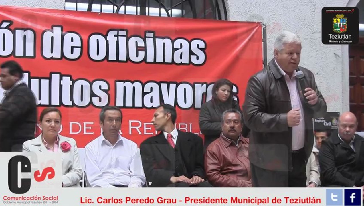 Inauguración a las nuevas oficinas del programa “Pensión para adultos mayores (65 y mas)