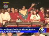Carabobeños desbordan Valencia para jurarle a Chávez_ Mi voto es para Maduro