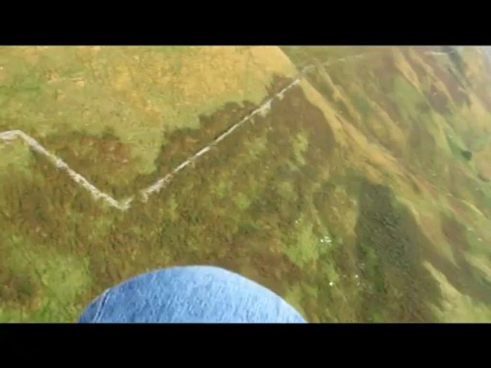 Nant-Y-Moel Wales Paragliding Freeflight 10/2011