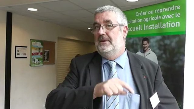 Jean-Luc Flaugère, Président de la Chambre d'Agricuture de Rhône-Alpes: il faut économiser les terres agricoles