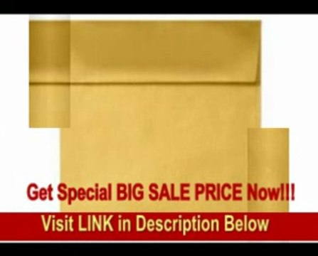 [SPECIAL DISCOUNT] 5 1/2 x 5 1/2 Square Envelopes - Gold Translucent (50000 Qty.)