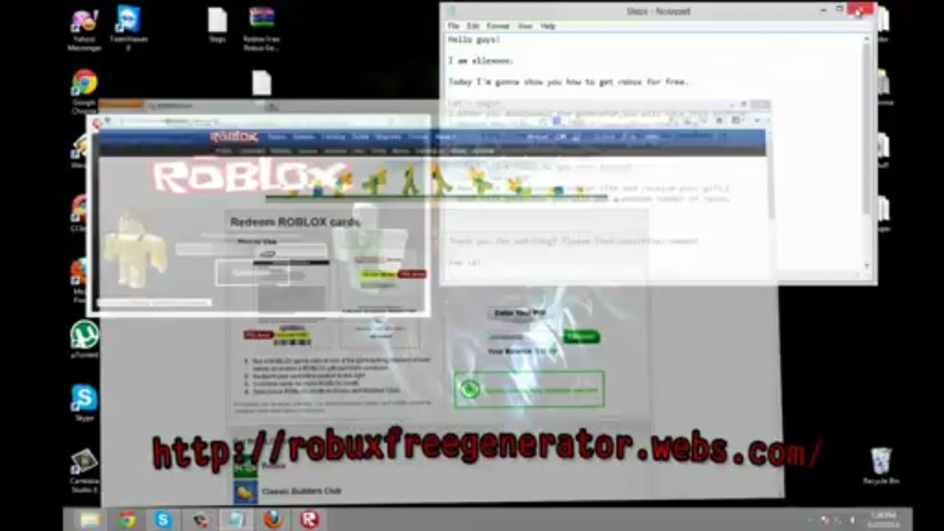 Roblox Generator For Free Video Dailymotion - robloxlogin videos dailymotion