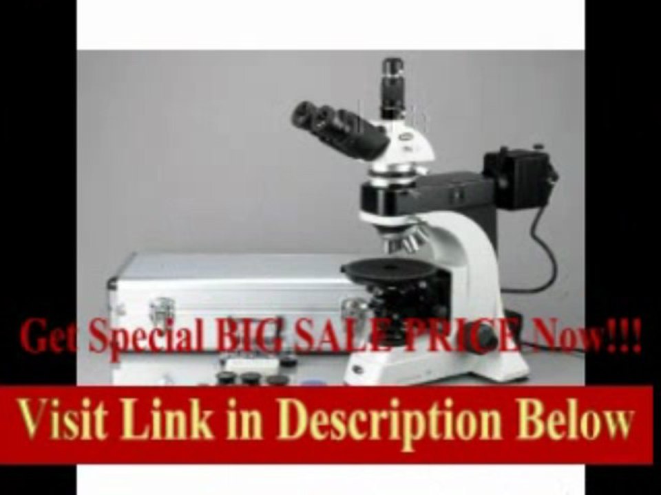 [SPECIAL DISCOUNT] AmScope 50X-1250X Advanced EPI Trinocular Infinity Polarizing Microscope