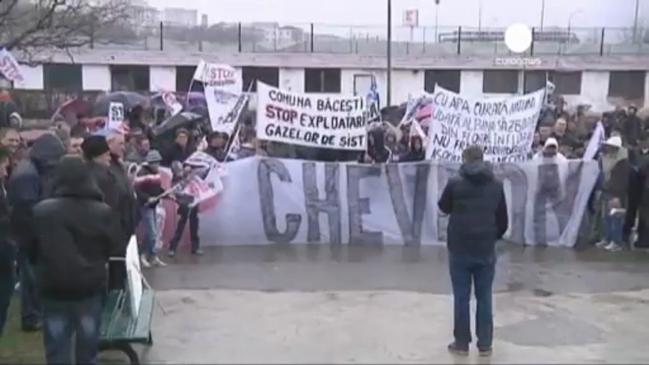 Romanian anger at Chevron shale gas plans
