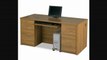 Bestar 608711468 Embassy Executive Desk Kit Including Assembled Pedestals In Cappuccino Cherry Finish