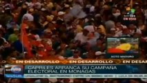 Acusaciones y descalificaciones marcan campaña electoral en Venezuela