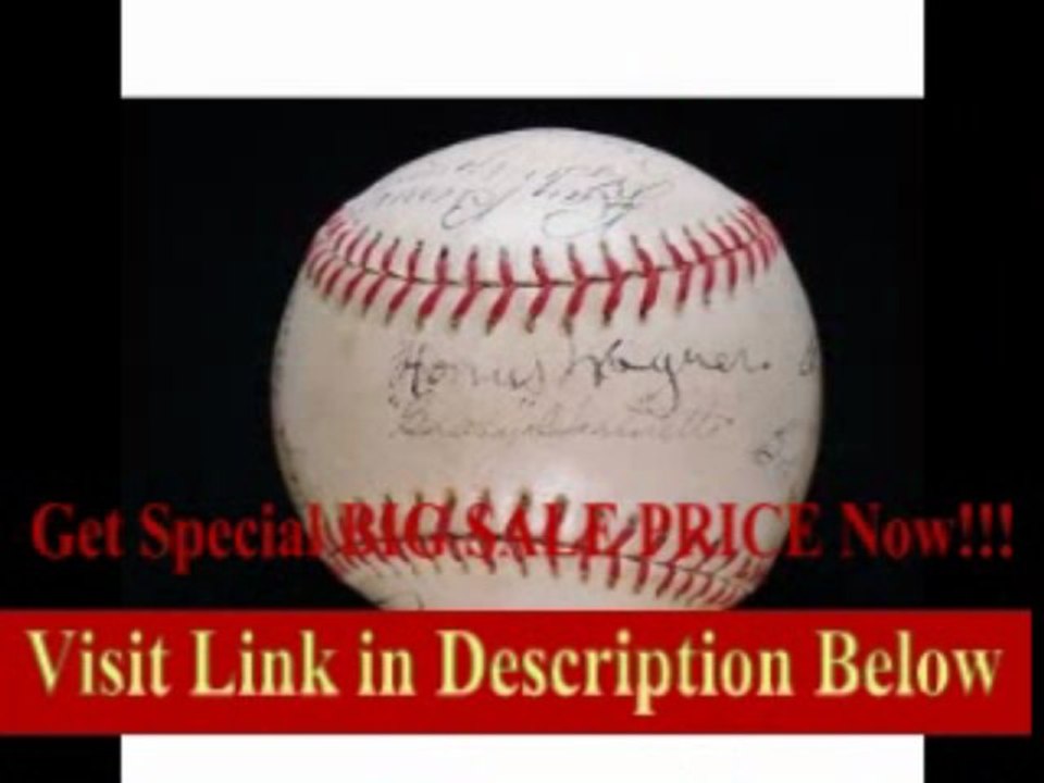 [BEST PRICE] Honus Wagner Autographed Baseball - Significant 1938 Team Dizzy Dean JSA - Autographed Baseballs