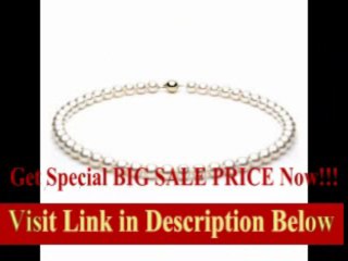 Descargar video: [FOR SALE] 14k Gold 8-8.5mm White Japanese Akoya Saltwater Cultured Pearl Necklace AA+ Quality, Rope Lengths - 42, 48, 60...