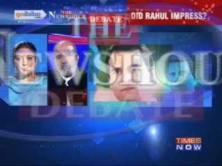 The Newshour Debate: Did Rahul impress in his first speech as Congress's VP? (Part 3 of 4)